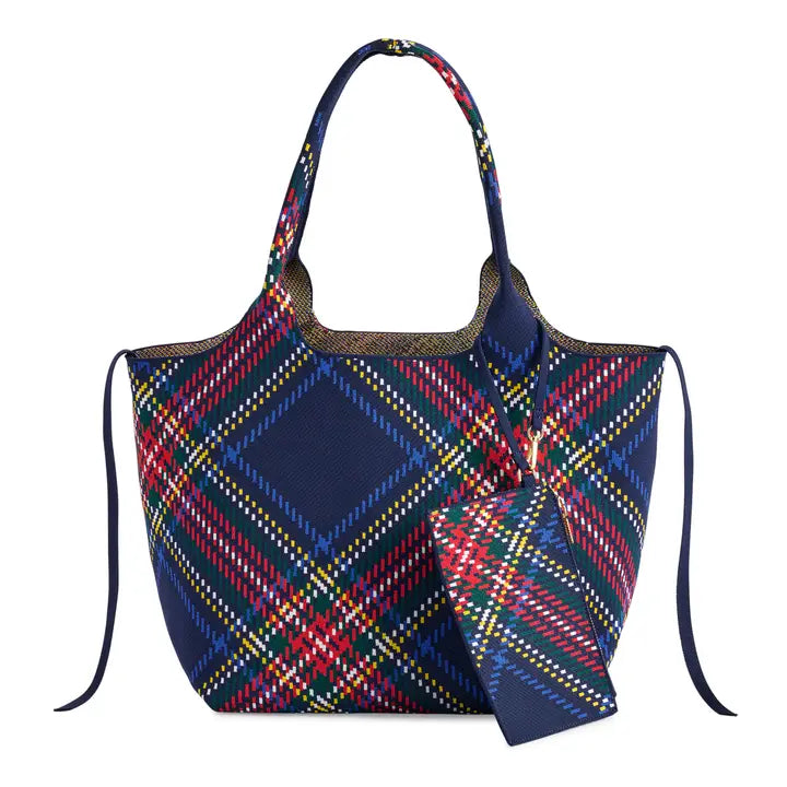 Mad about Plaid Large Tote