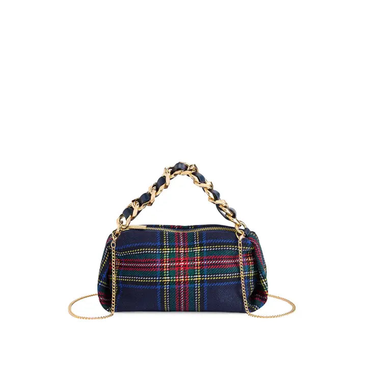 Mad about Plaid Handle Bag