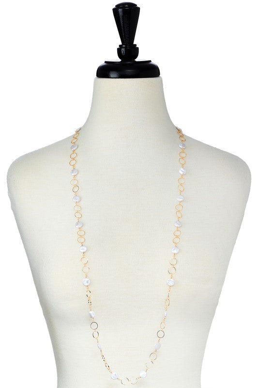 Paloma Pearl &amp; Gold Necklace