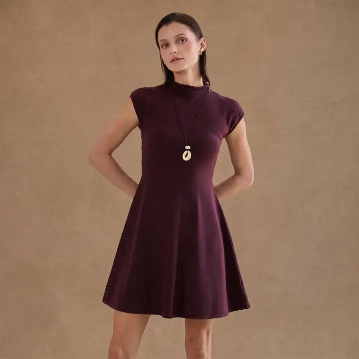 Autumn Plum Dress