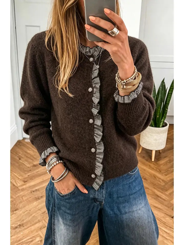 Pippa Ruffle Cardigan