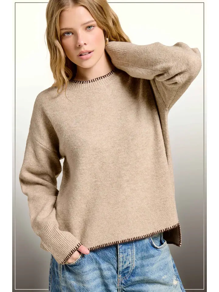 Tanner Taupe Sweater