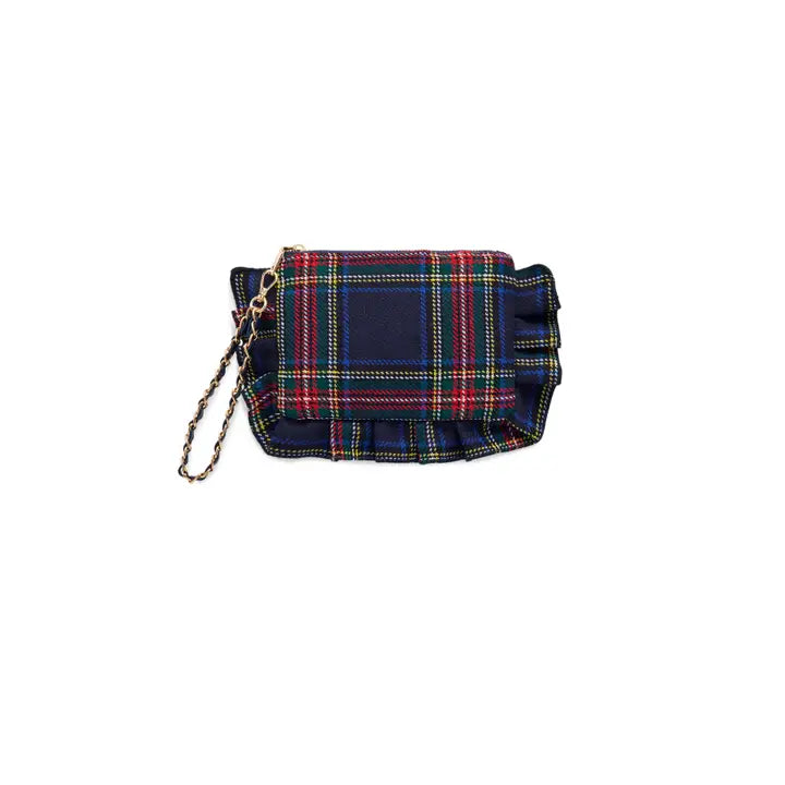 Mad about Plaid Wristlet