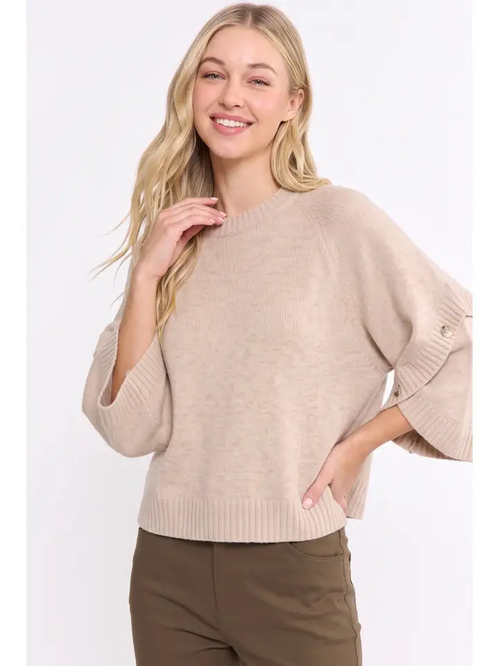 Cape Sleeve Sweater