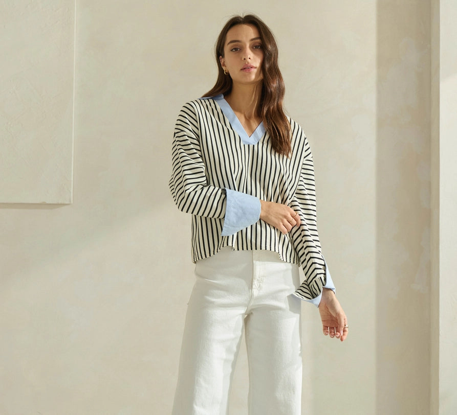 Ellery Striped Top