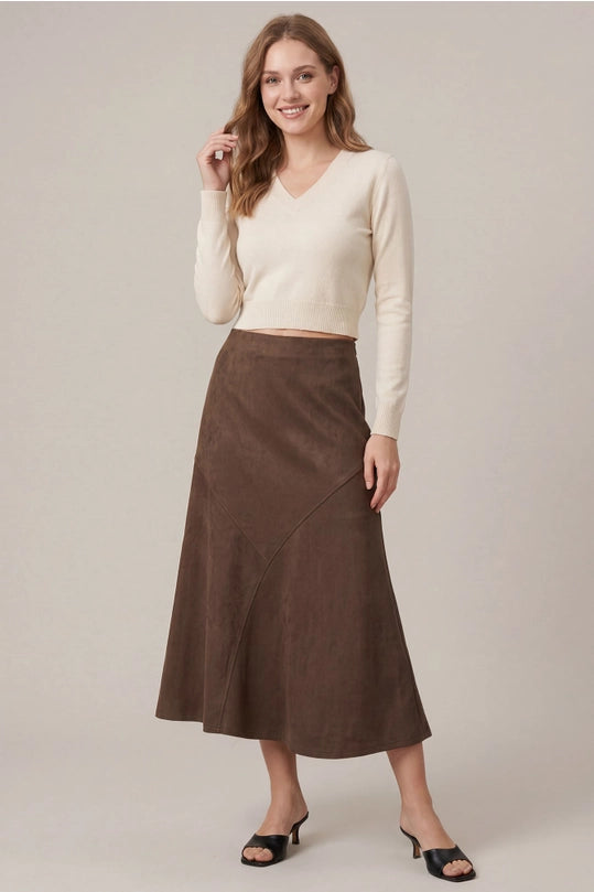 Briarwood Suede Skirt