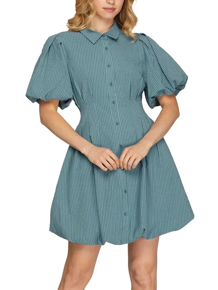 Bree Stripe Bubble Dress