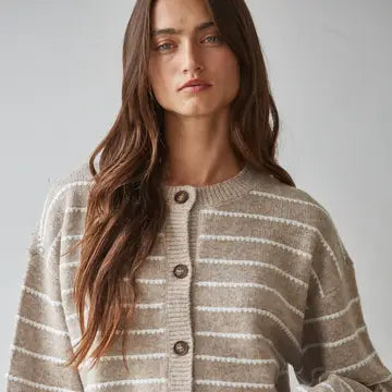 Tucker Striped Cardigan