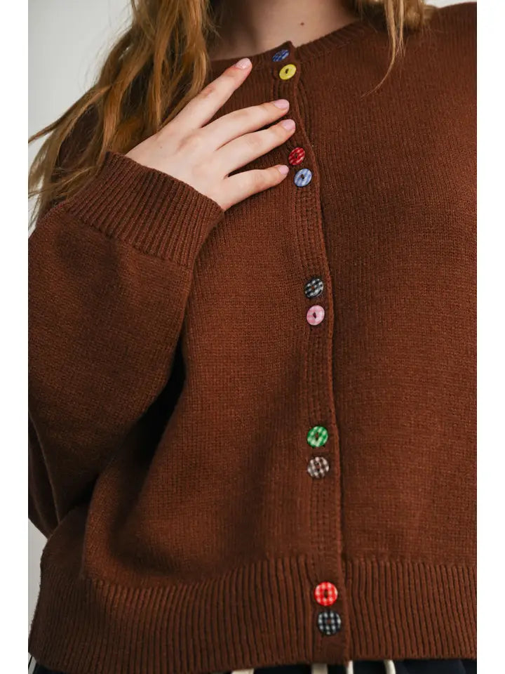 Cute As A Button Cardigan