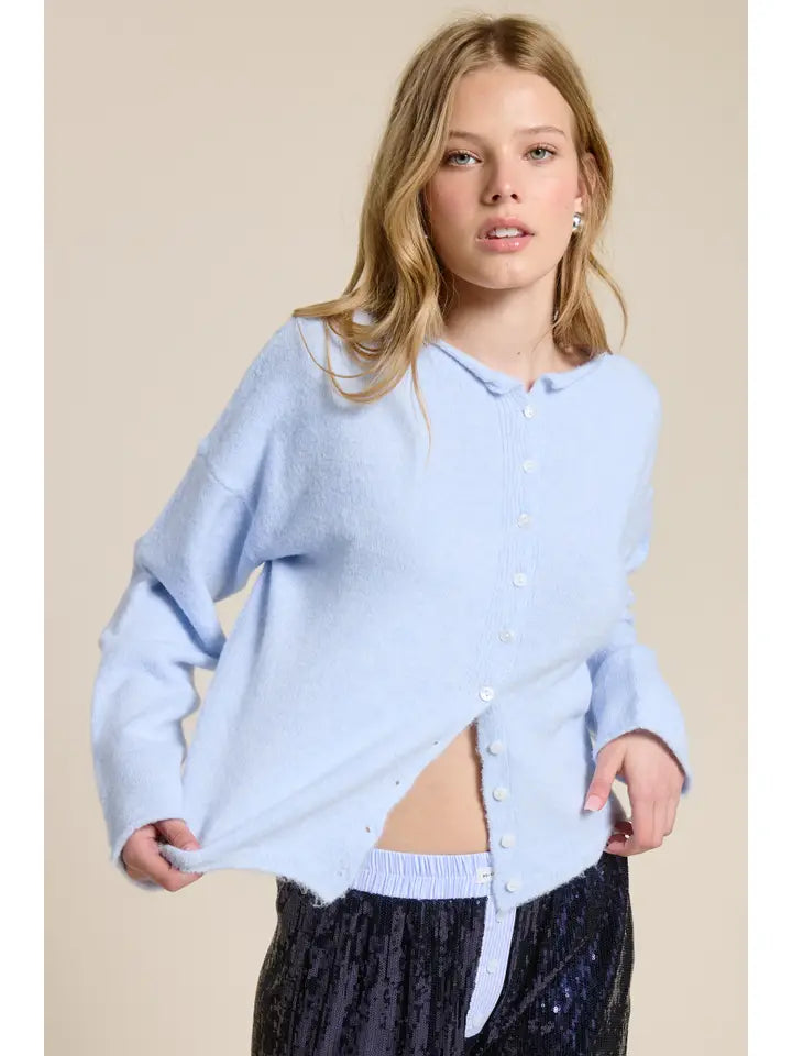 Essential Button Down Cardigan