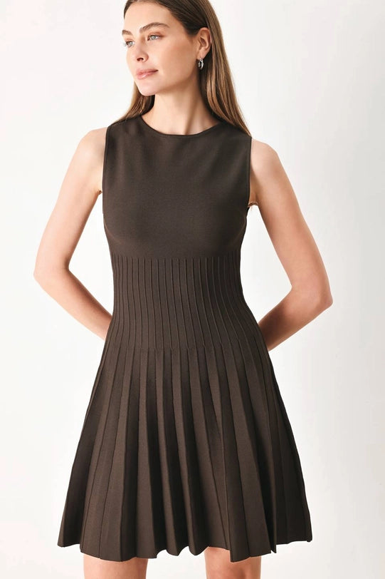 Truffle Pleat Dress