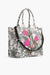 Leopard Lily Beaded Tote