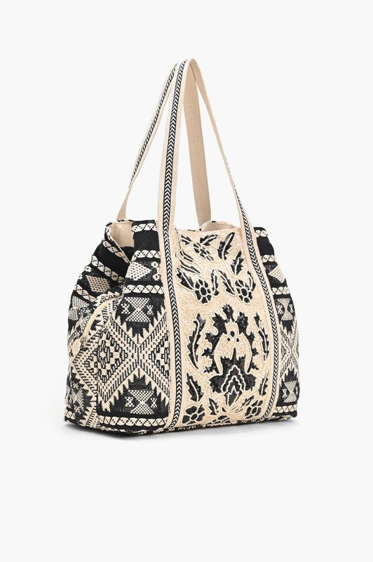 Bailey Sequin Beaded Handbag