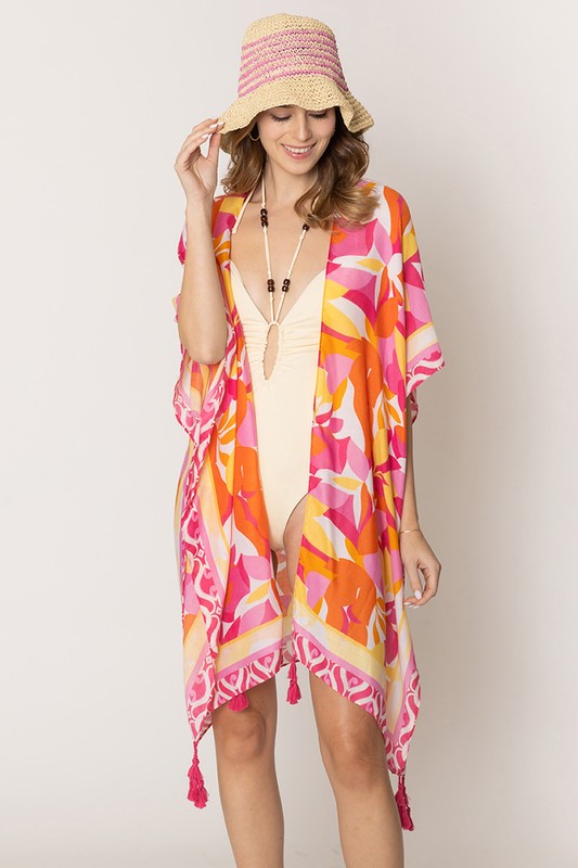 Paisley Print Kimono