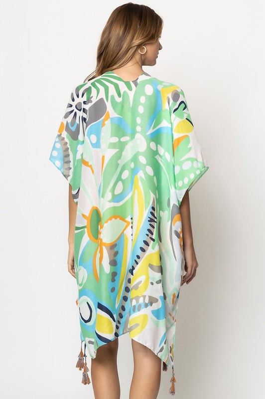 Tess Tropical Kimono