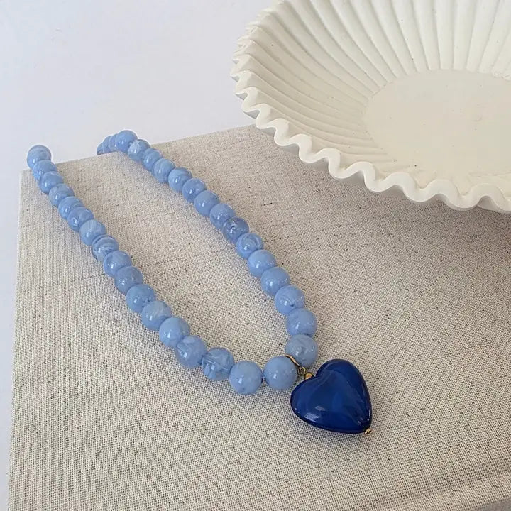 Beaded Heart Necklace