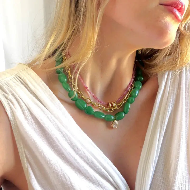 Gemstone Beaded Necklace
