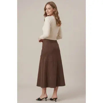 Briarwood Suede Skirt
