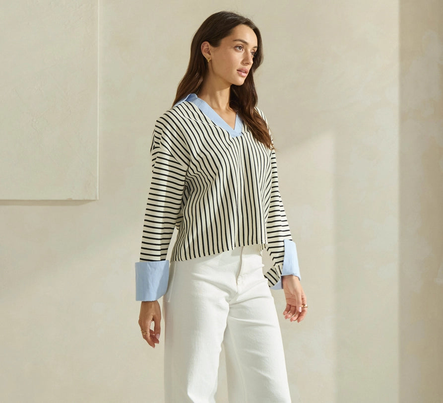 Ellery Striped Top