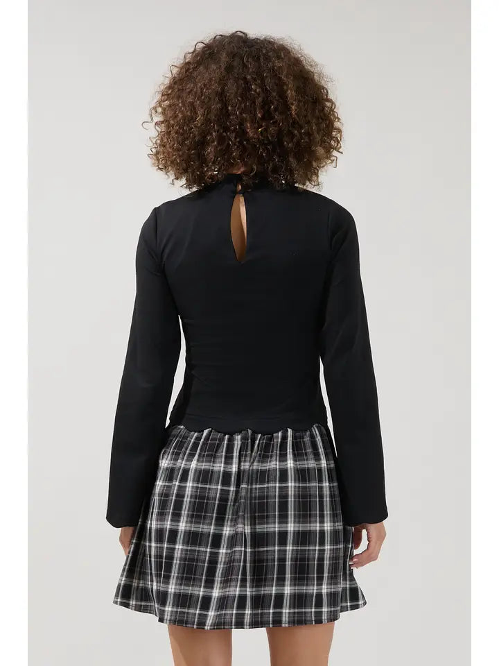 Tori Plaid Dress