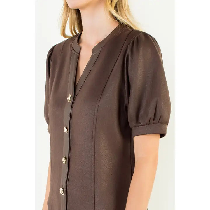 Cider &amp; Suede Dress