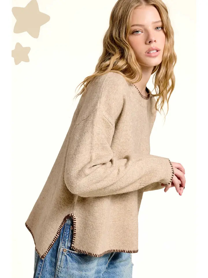 Tanner Taupe Sweater