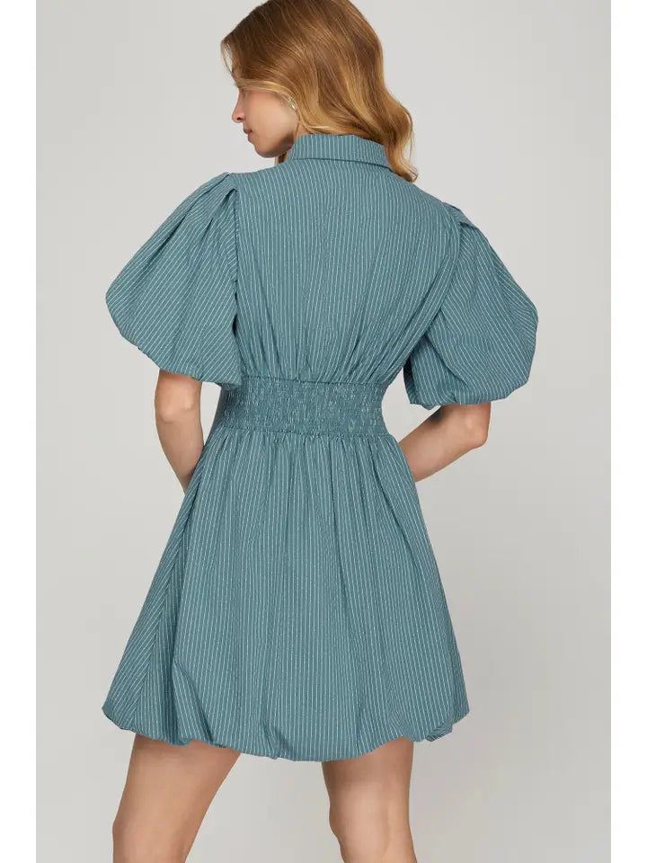 Bree Stripe Bubble Dress