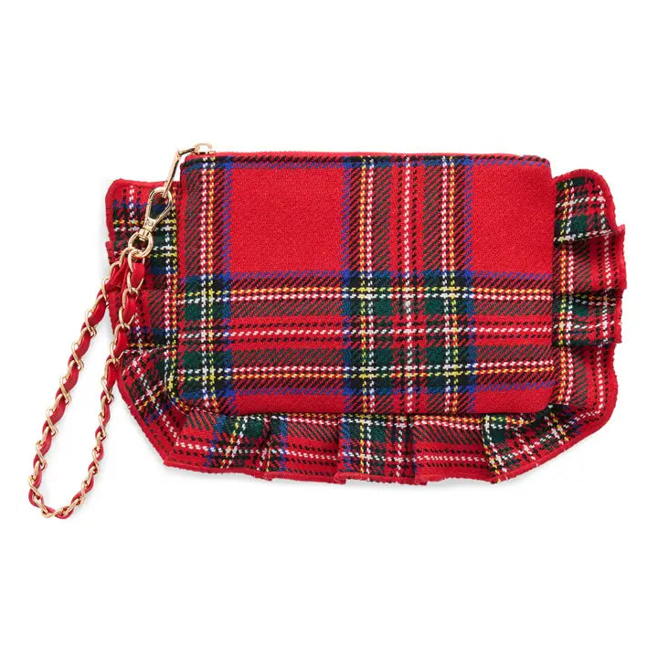 Mad about Plaid Wristlet
