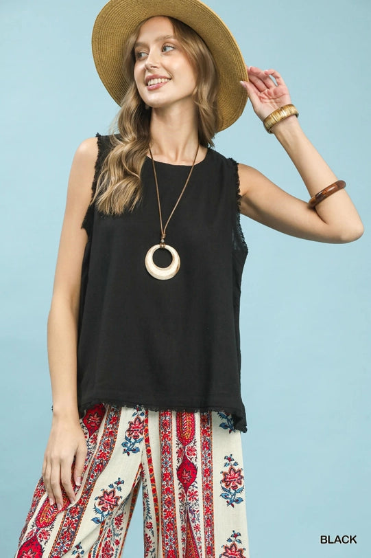 Felicia Fringe Top