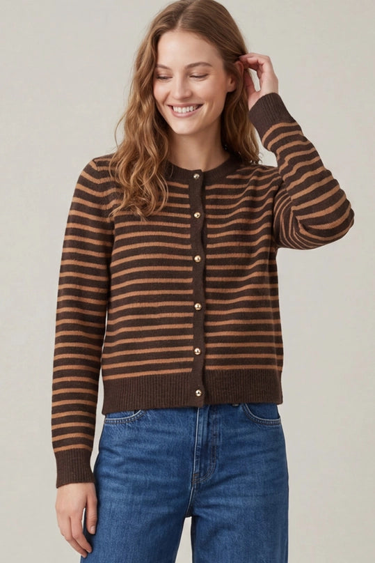 Golden Button Cardigan