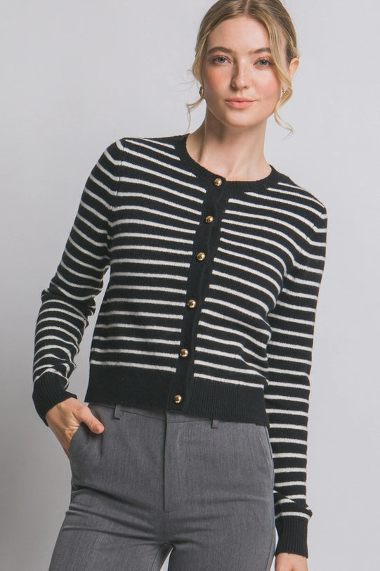 Golden Button Cardigan
