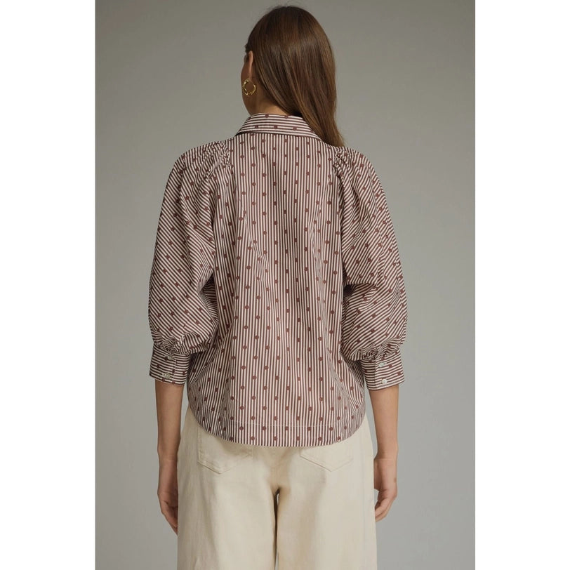 Stripes &amp; Dot Blouse