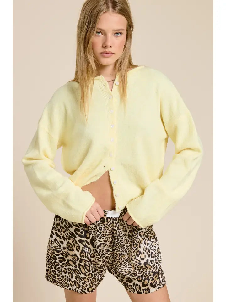 Essential Button Down Cardigan