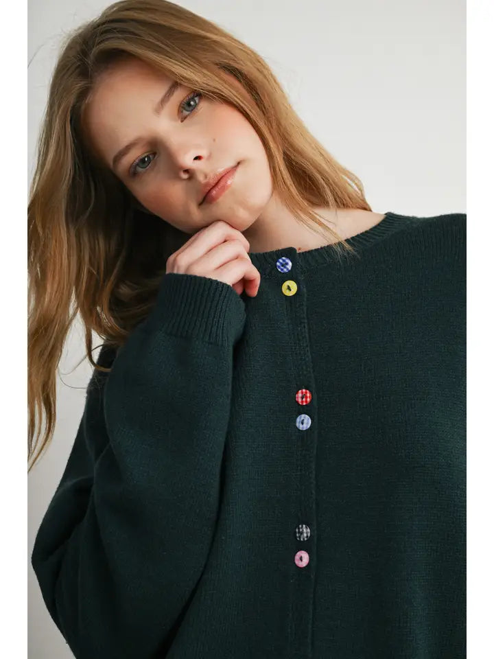 Cute As A Button Cardigan