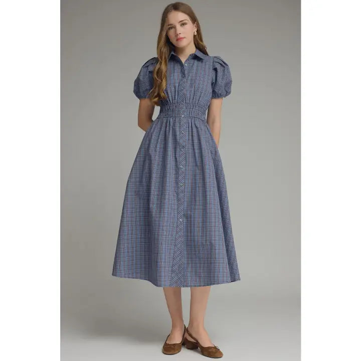 Madeline Plaid Dress