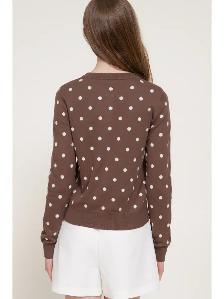 Eloise Dot Cardigan