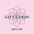 Gift Cards, Shop Now 