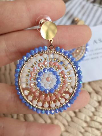 Chloe Blue Sky Statement Earrings