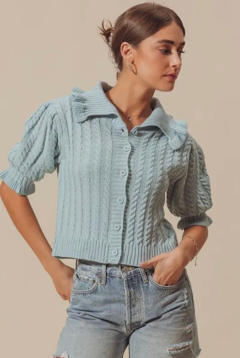 Cameron Cable Knit Cardigan