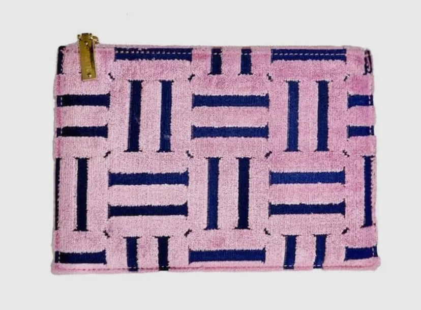 Cushette Basket Weave Clutch