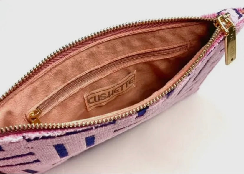 Cushette Basket Weave Clutch