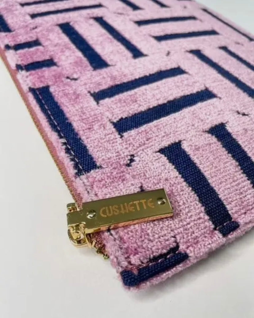 Cushette Basket Weave Clutch