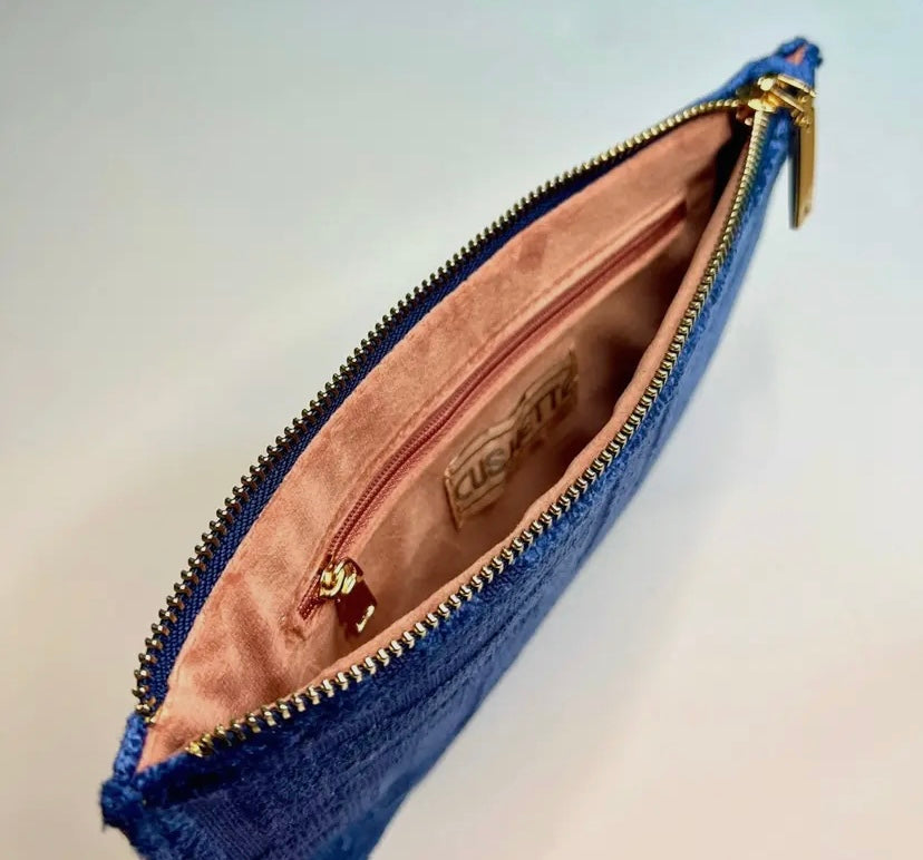 Cushette Basket Weave Clutch