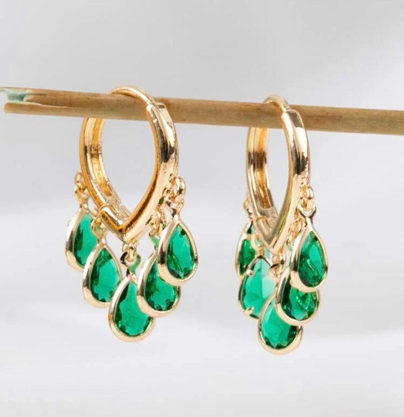 Evelyn Teardrop Hoops