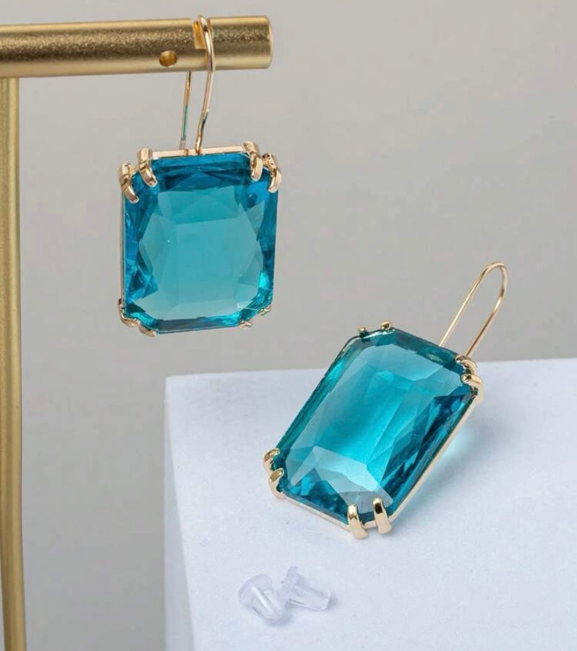 Holly Square Drop Earrings