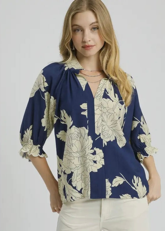 White Peony Blouse