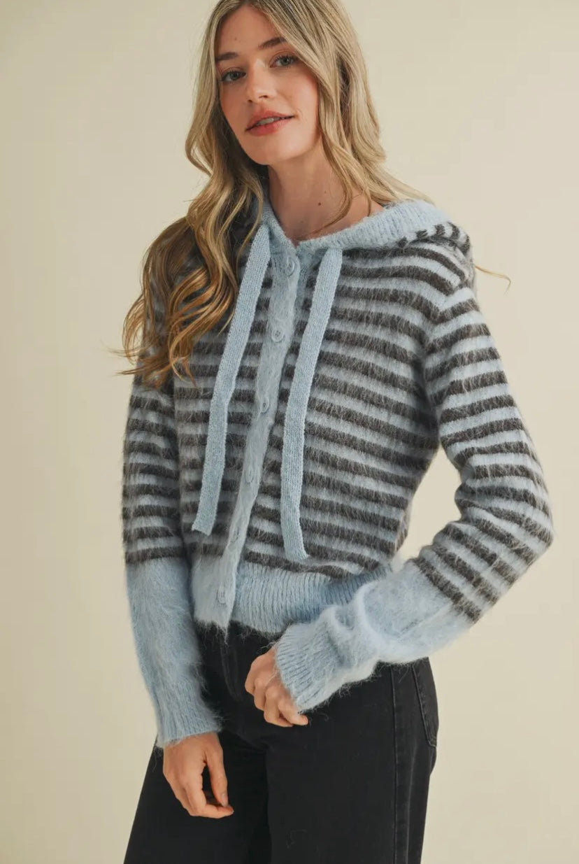 Sally Striped Cardigan