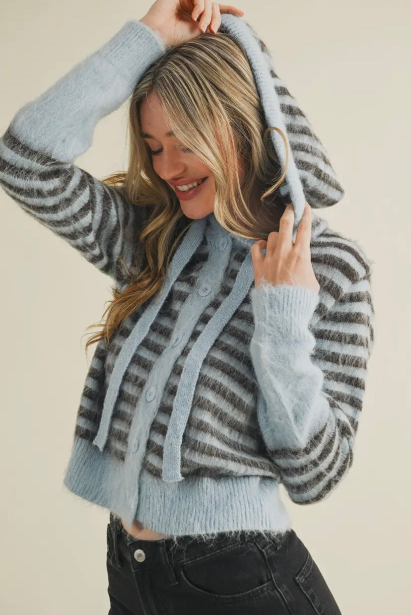 Sally Striped Cardigan