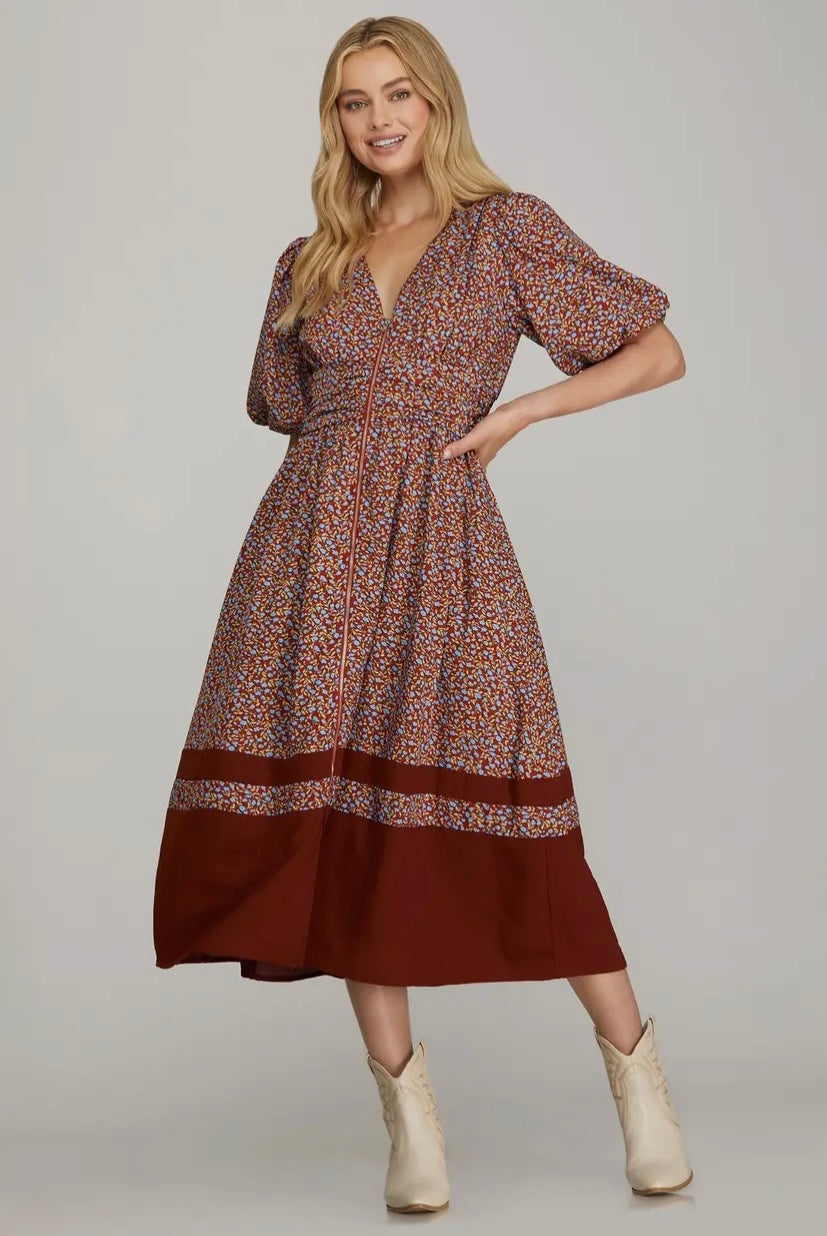Autumn in Bloom Dress