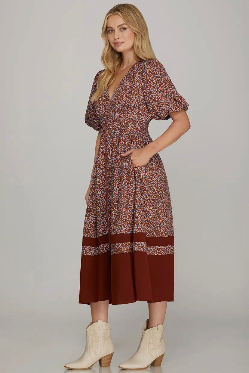 Autumn in Bloom Dress